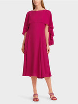 Marc Cain Collections Dress with Stole WC21.70W90 Deep Fuchsia
