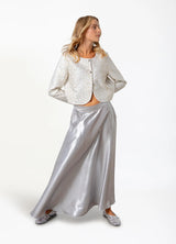 Coster Copenhagen Cropped Metallic Jacquard Jacket