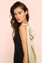 BITTE KAI RAND Airy Linen Narrow Dress Black