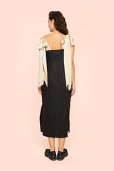 BITTE KAI RAND Airy Linen Narrow Dress Black