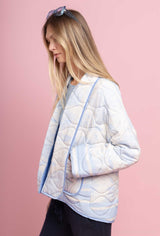 Jenny Quilted Jacket Blue