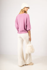 Izzy Cashmere Touch Pants Off White