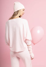 Izzy Cashmere Touch Pants Soft Rose
