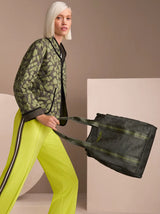 Marc Cain Sports Leopard Print Nylon Shopper