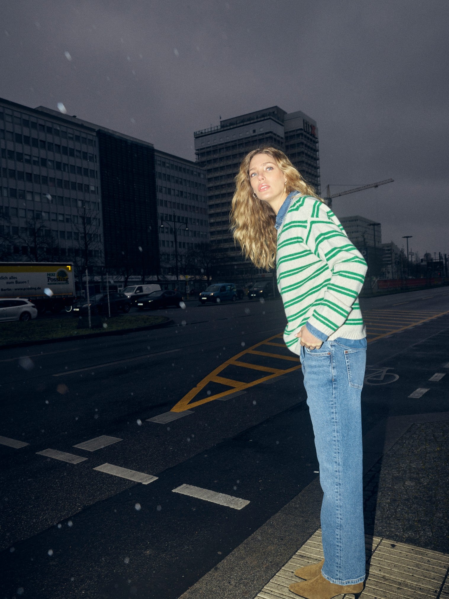 Mos Mosh Khai Two Stripe Knit Amazon