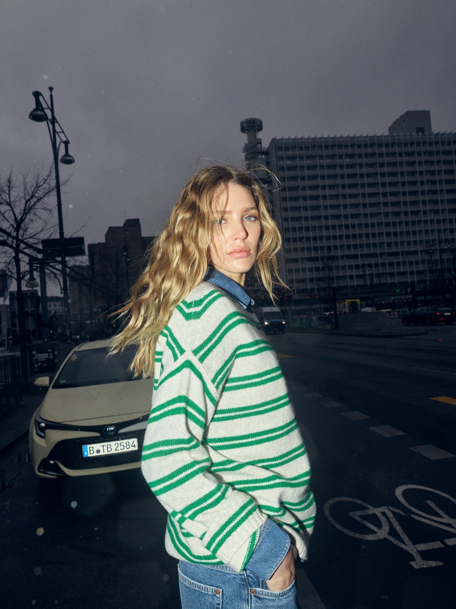 Mos Mosh Khai Two Stripe Knit Amazon