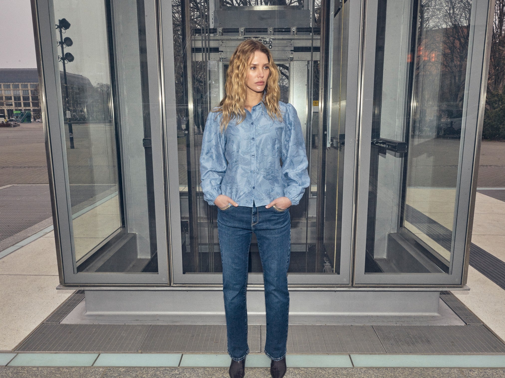 Mos Mosh Cecilia Perla Jeans Dark Blue