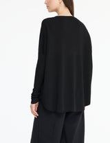 Sarah Pacini Long Sweater Black 23211009-02