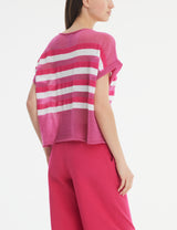 Sarah Pacini Sweater Raspberry 241.11.001