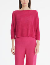 Sarah Pacini Sweater Raspberry 241.11.012