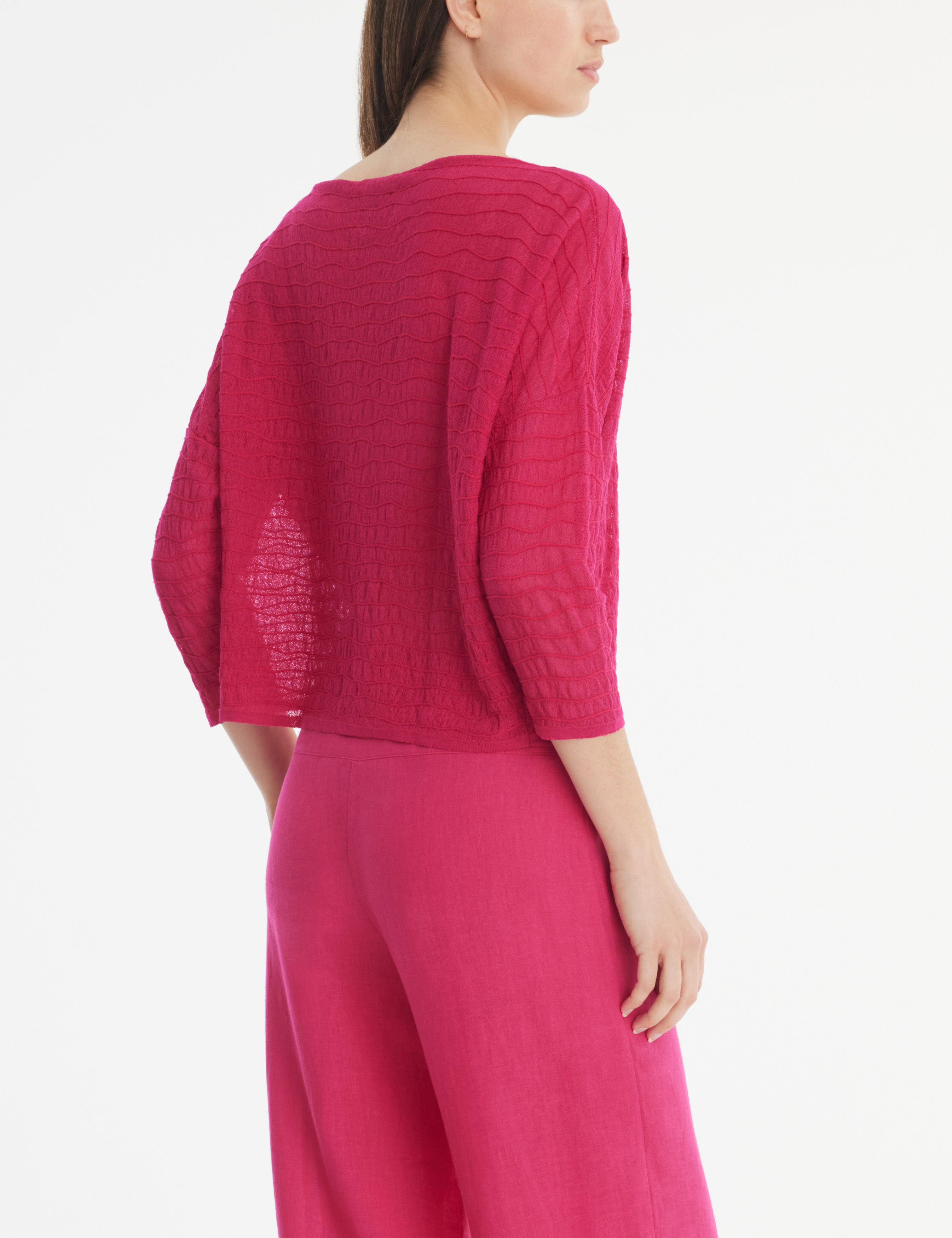 Sarah Pacini Sweater Raspberry 241.11.012