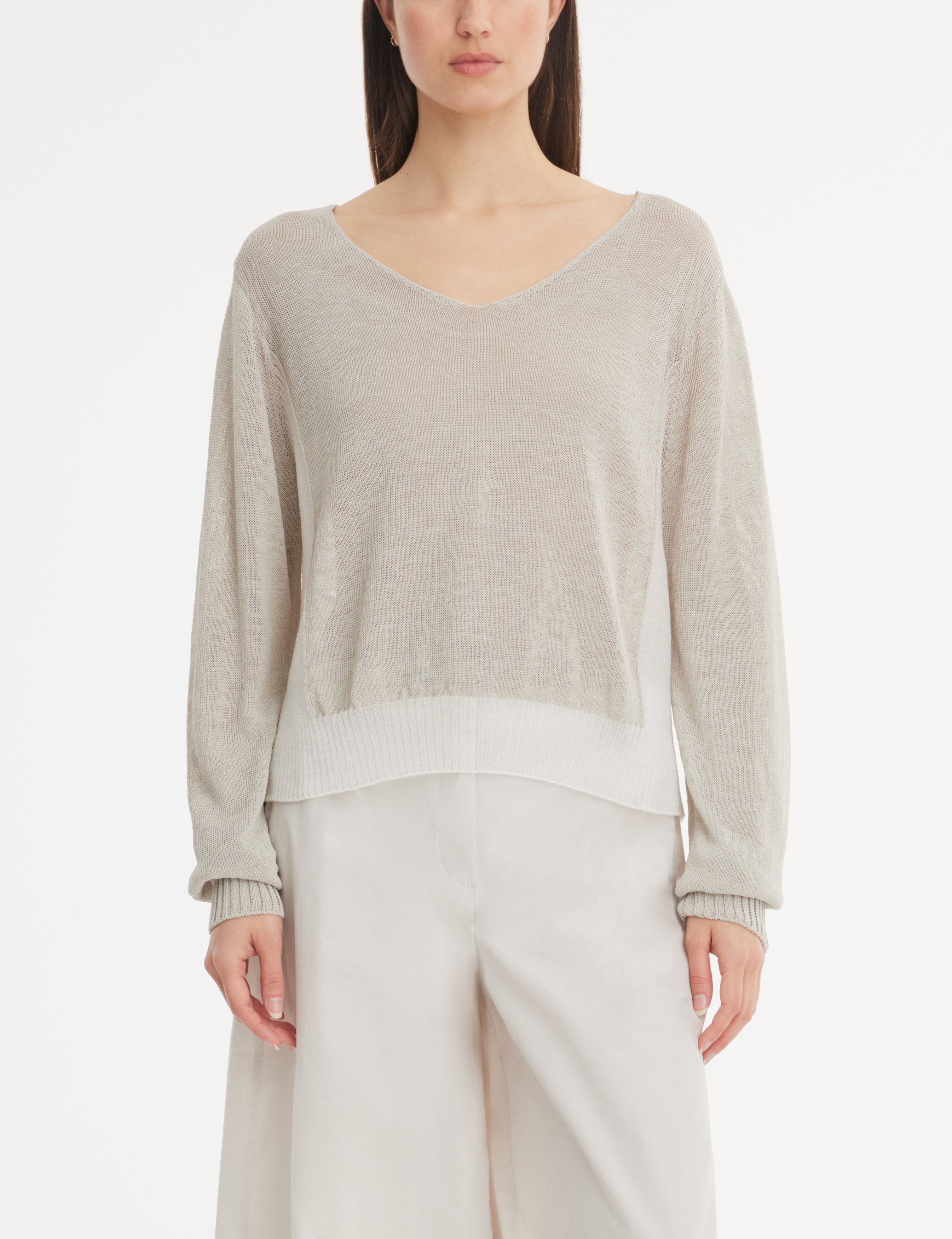 Sarah Pacini Sweater Mastic 241.11.044