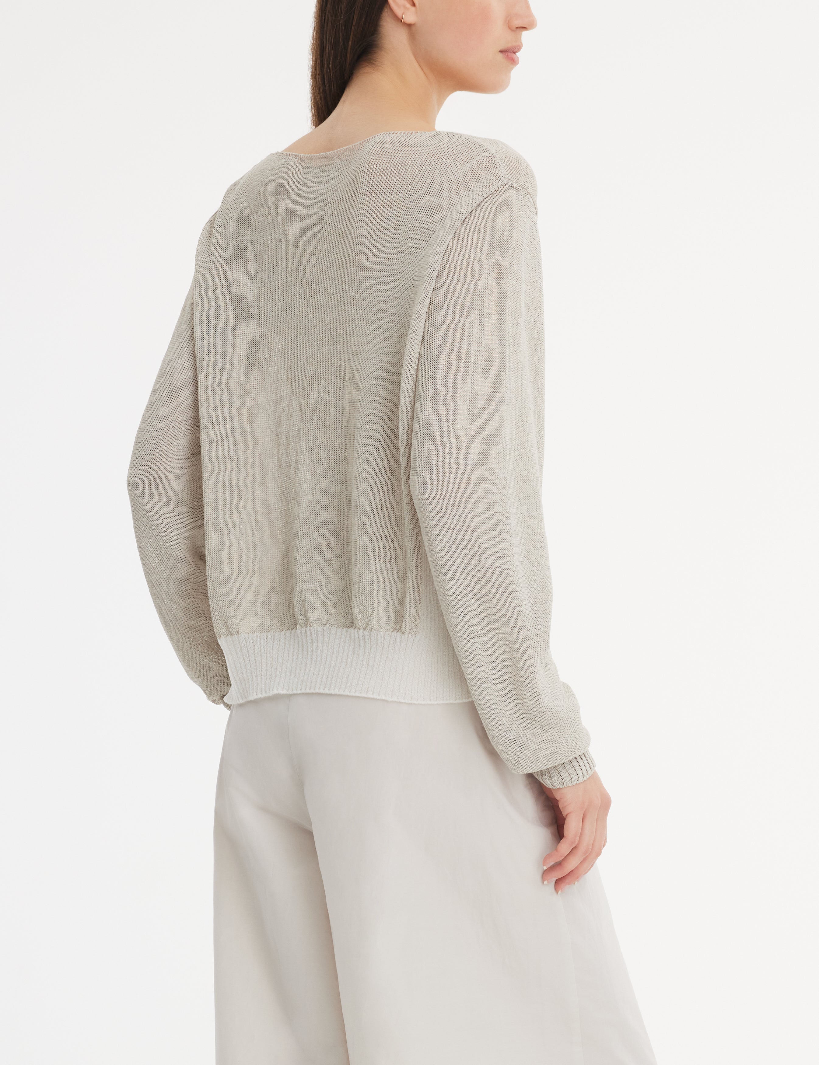 Sarah Pacini Sweater Mastic 241.11.044