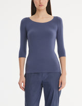 Sarah Pacini Aleisha T-Shirt Midnight Blue 241.12.508