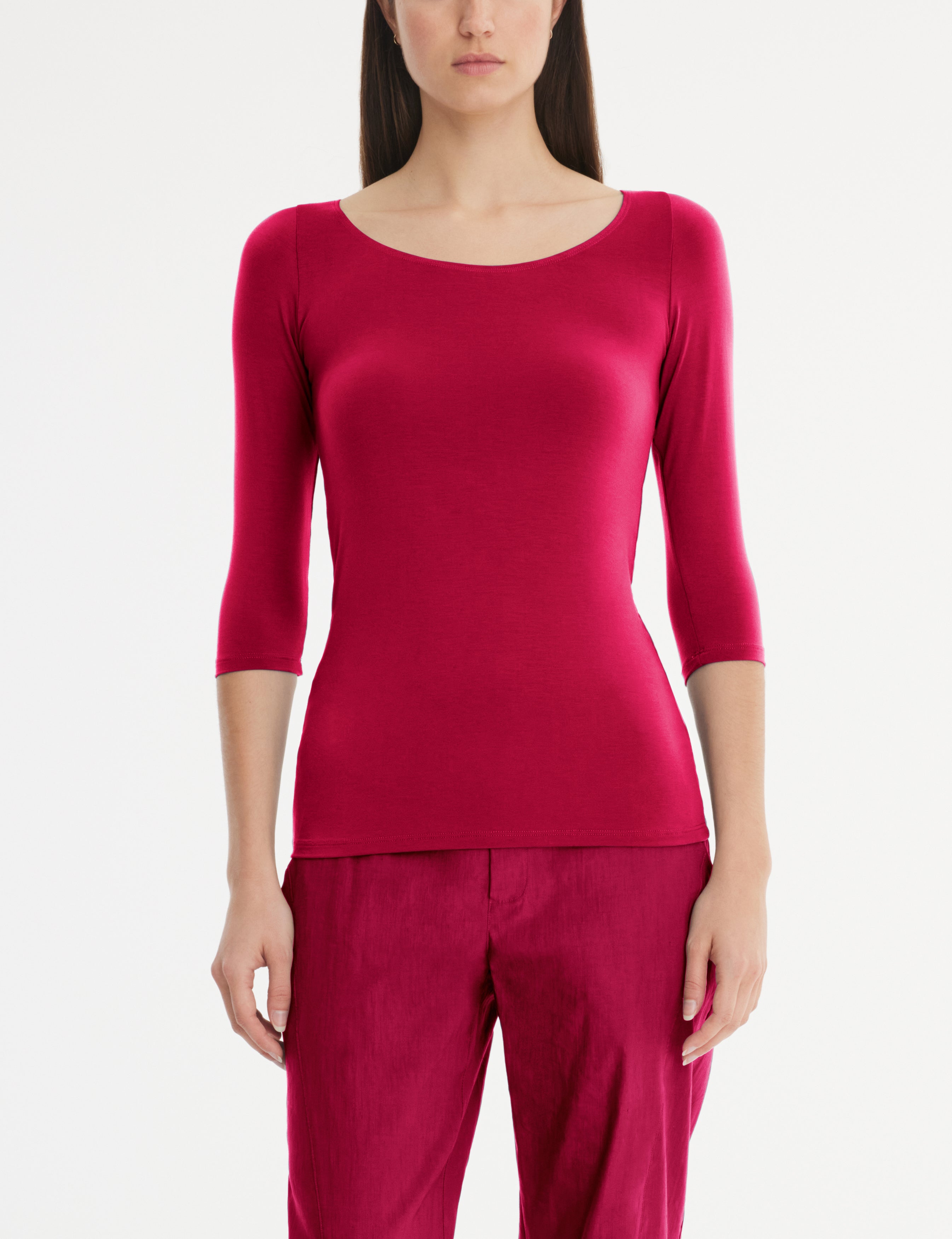 Sarah Pacini Aleisha T-Shirt Raspberry  241.12.508