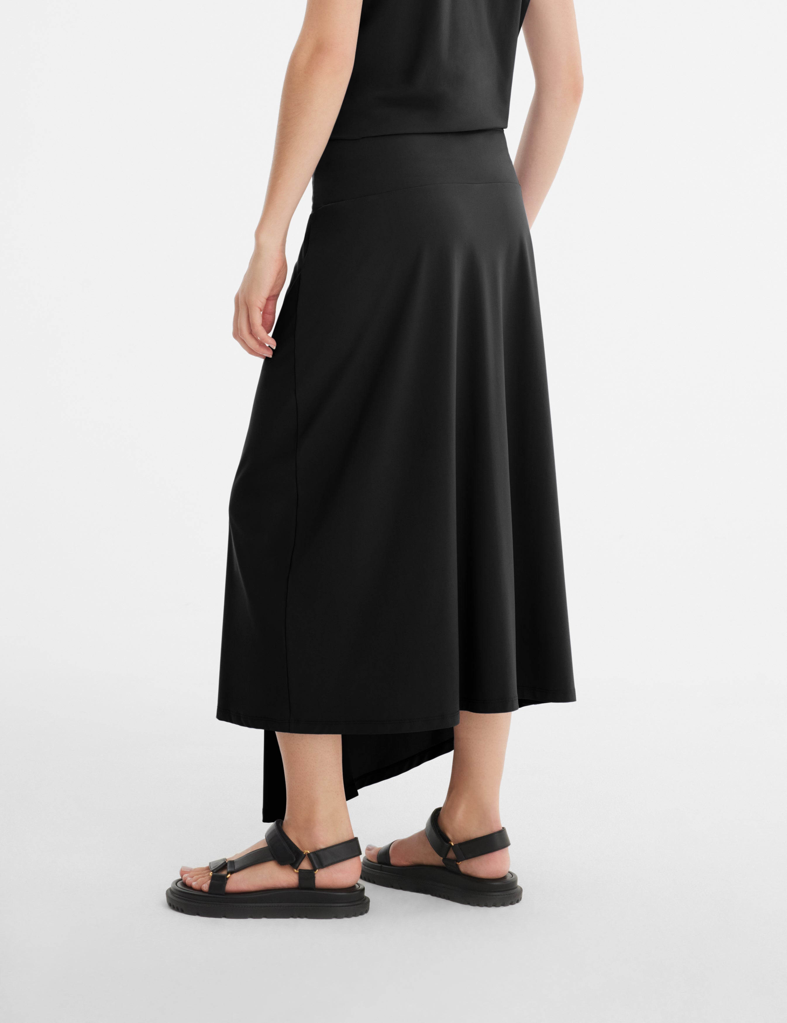 Sarah Pacini Long Skirt  Black 241.13.048