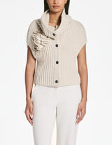 SARAH PACINI Cardigan Beige 11104