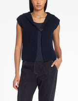 SARAH PACINI Cardigan Navy 11107