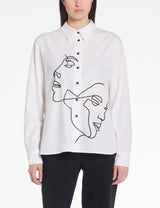 SARAH PACINI Naël Shirt White 13005