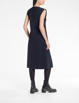 SARAH PACINI Long Dress Navy 13018