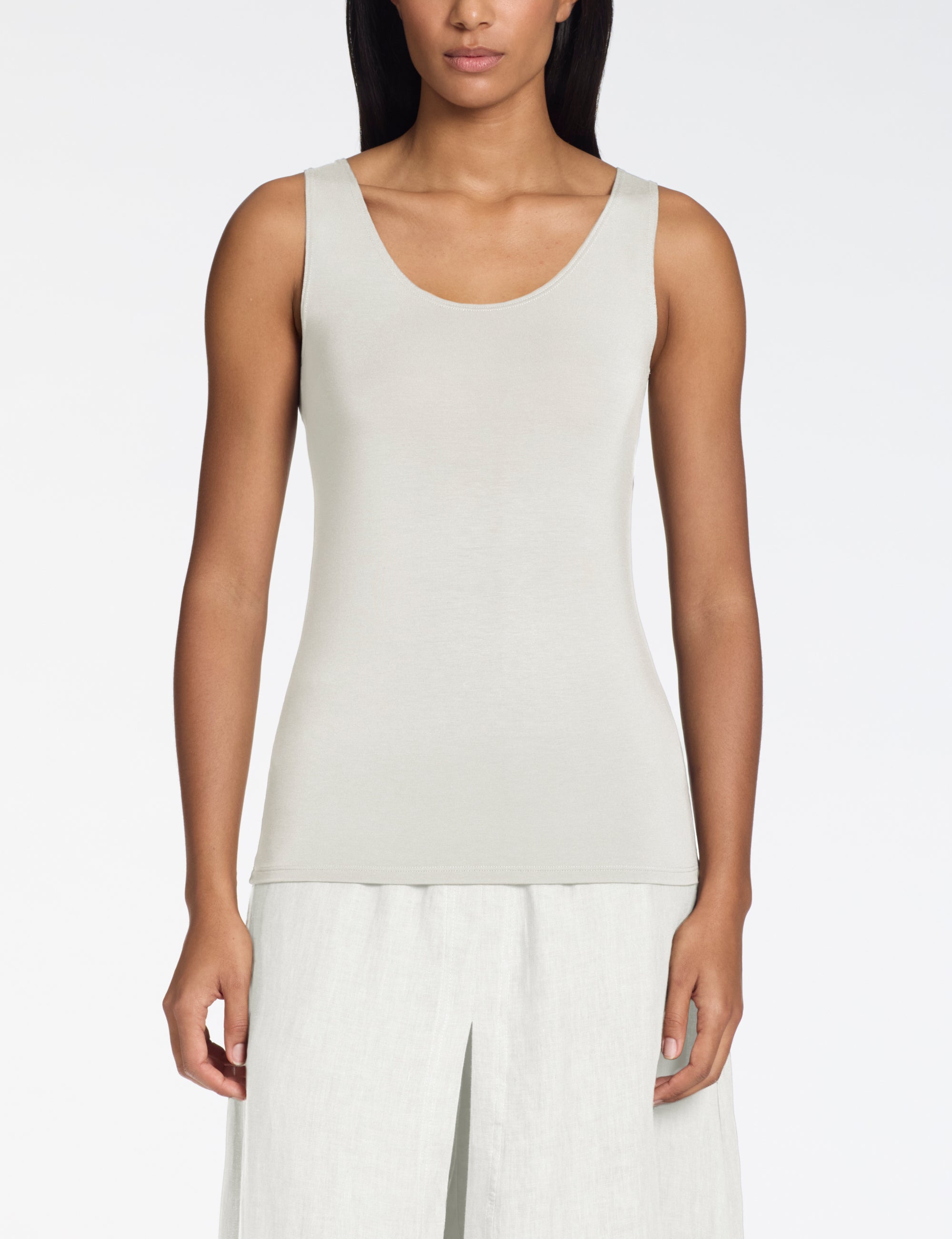 Sarah Pacini Anais Top ( Colour Linen ) / Off White