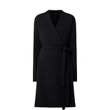 SARAH PACINI Wrap Dress Black 13035