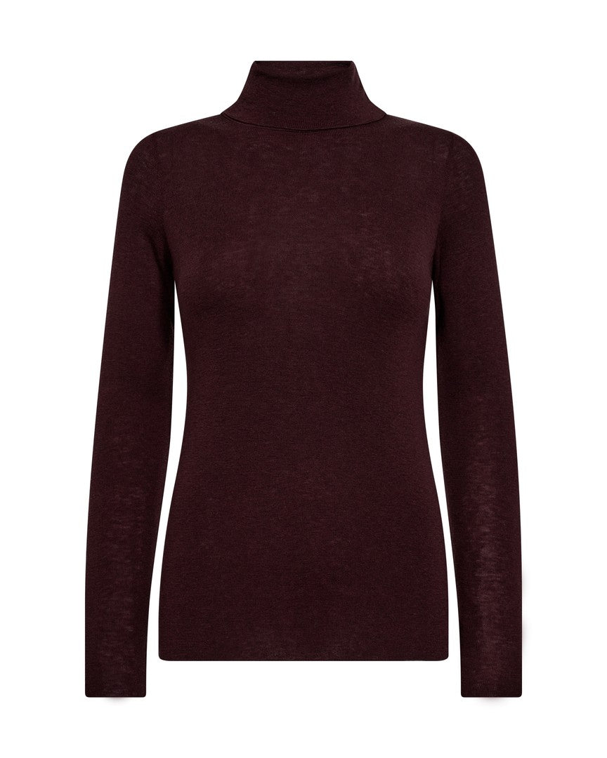 Mos Mosh Bouch Rollneck Knit Fudge