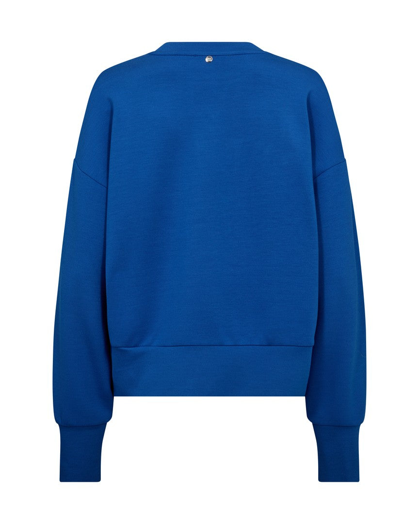 Mos Mosh Celli Sweatshirt Lolite Blue