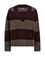 Mos Mosh Taci Stripe Knit Fudge