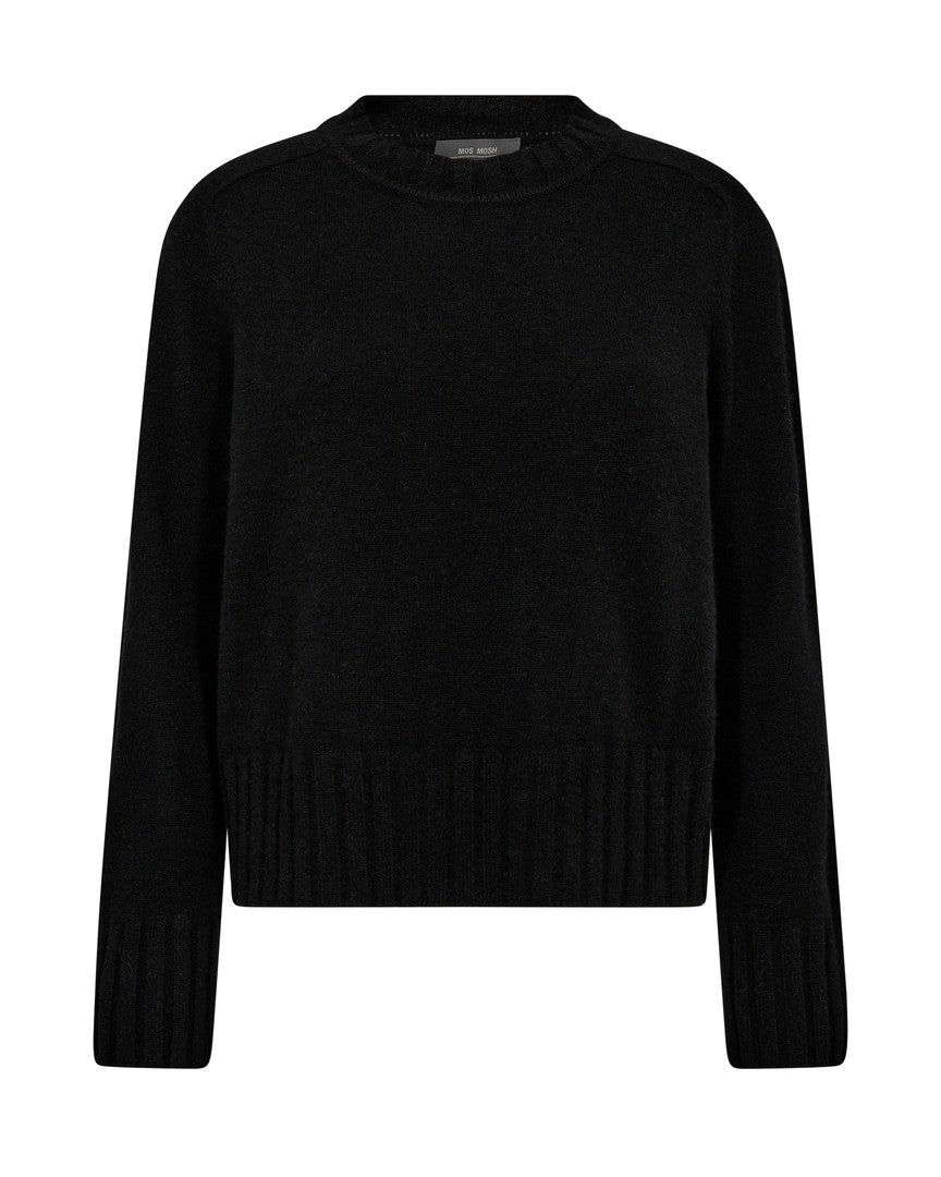 Mos Mosh Zari Cashmere Crewneck Black