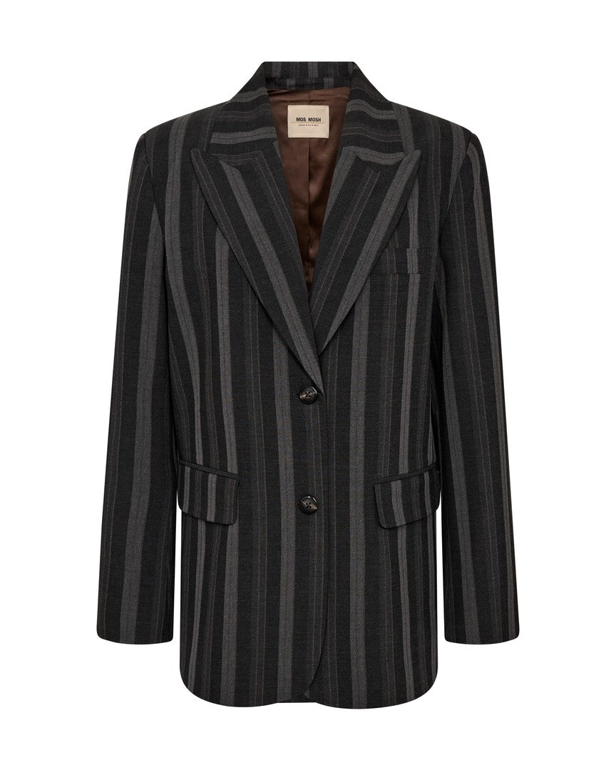 Mos Mosh Elvy Scarla Stripe Blazer Phantom