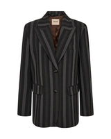 Mos Mosh Elvy Scarla Stripe Blazer Phantom