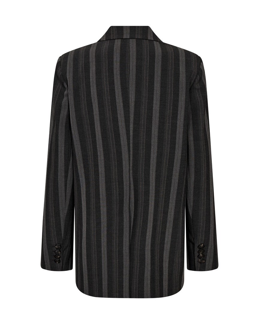 Mos Mosh Elvy Scarla Stripe Blazer Phantom