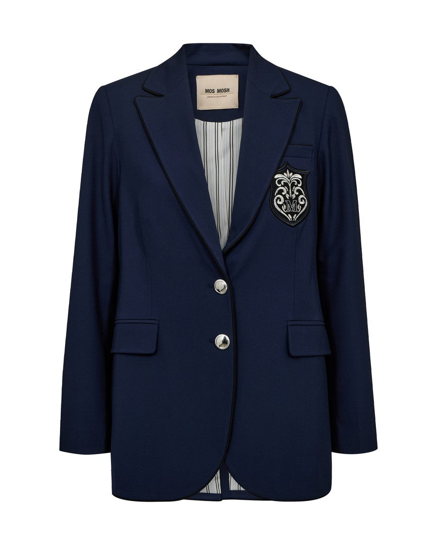 Mos Mosh Marjurie Piet Blazer Maritime Blue
