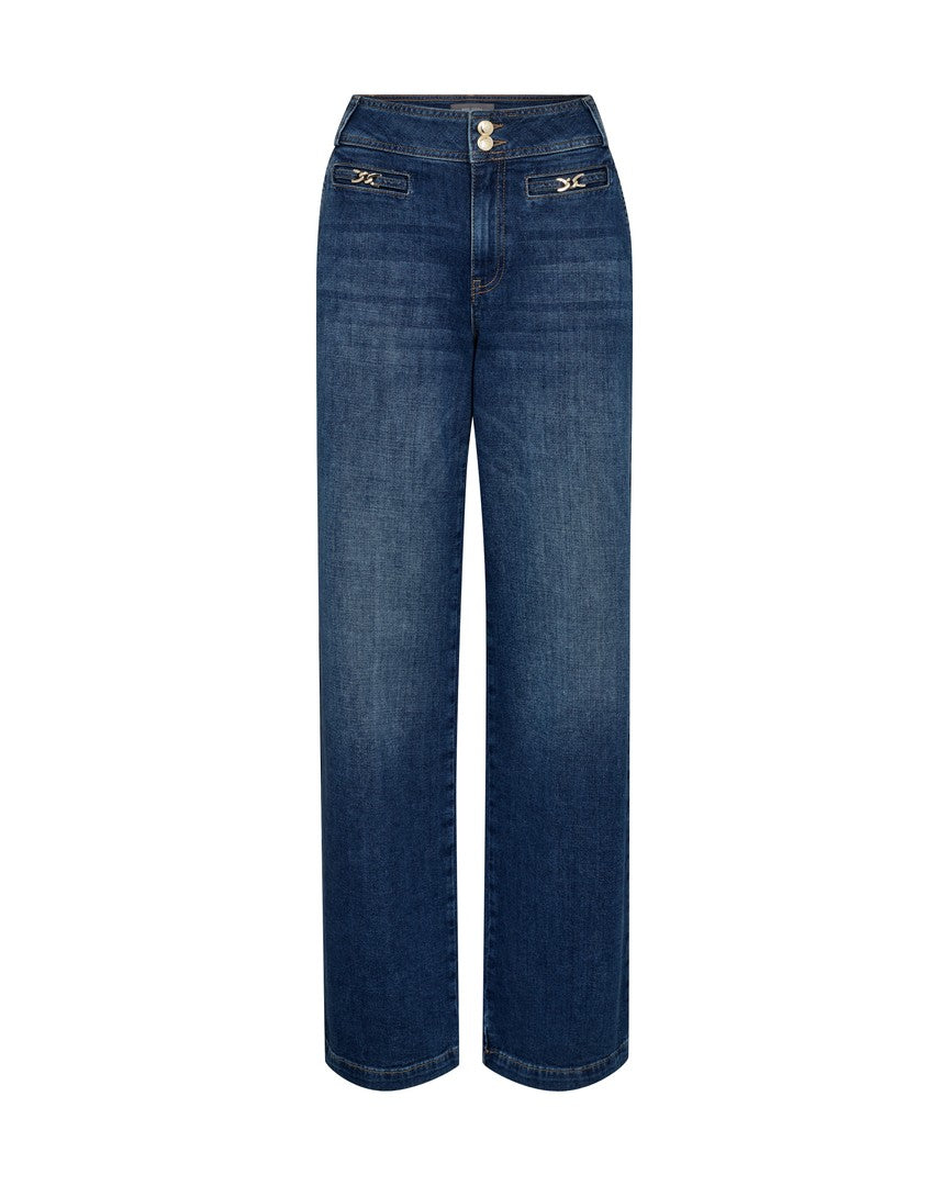 Mos Mosh Candia Peach Jeans Dark Blue
