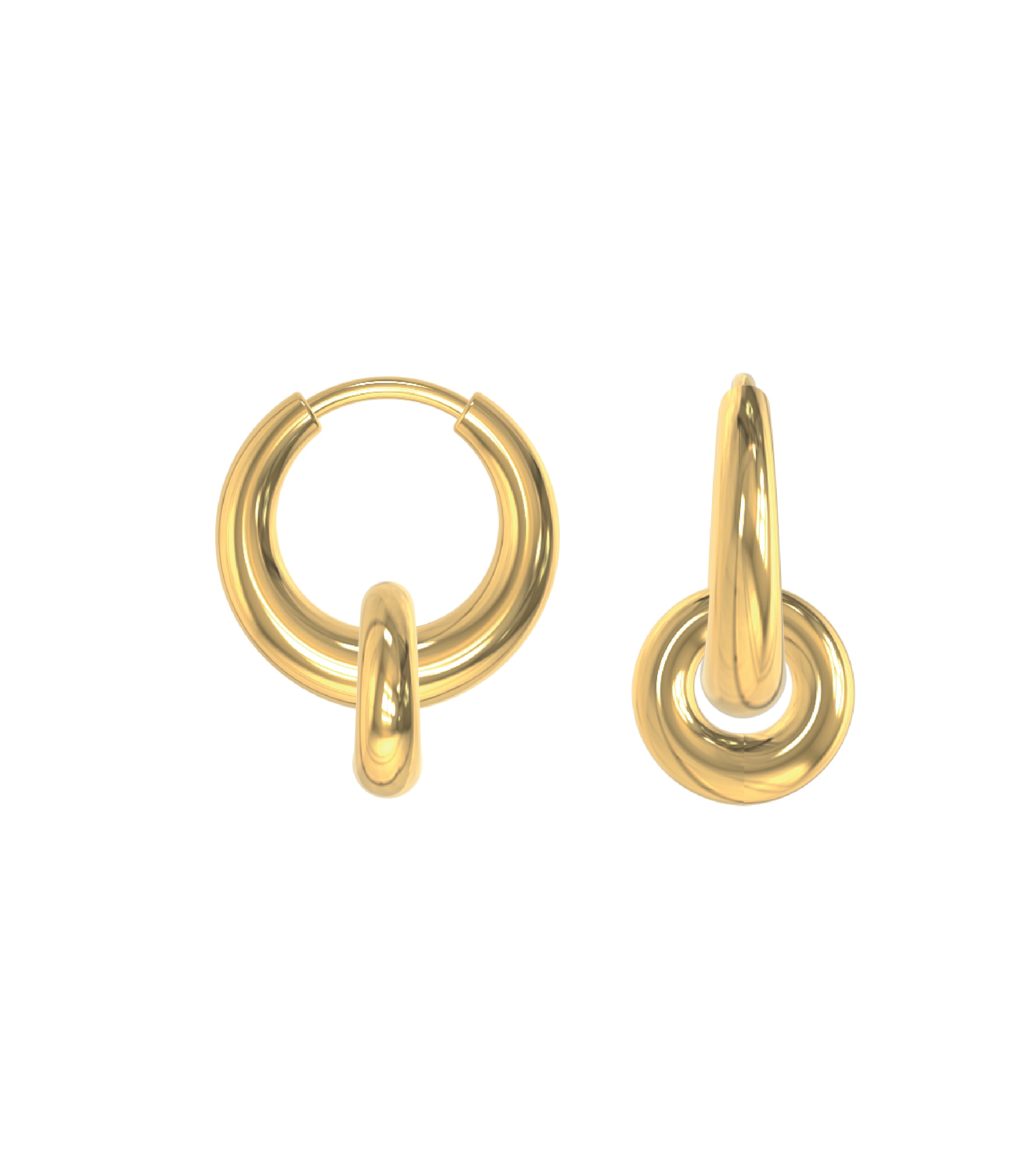 EDBLAD Furo Orbit Hoops Gold