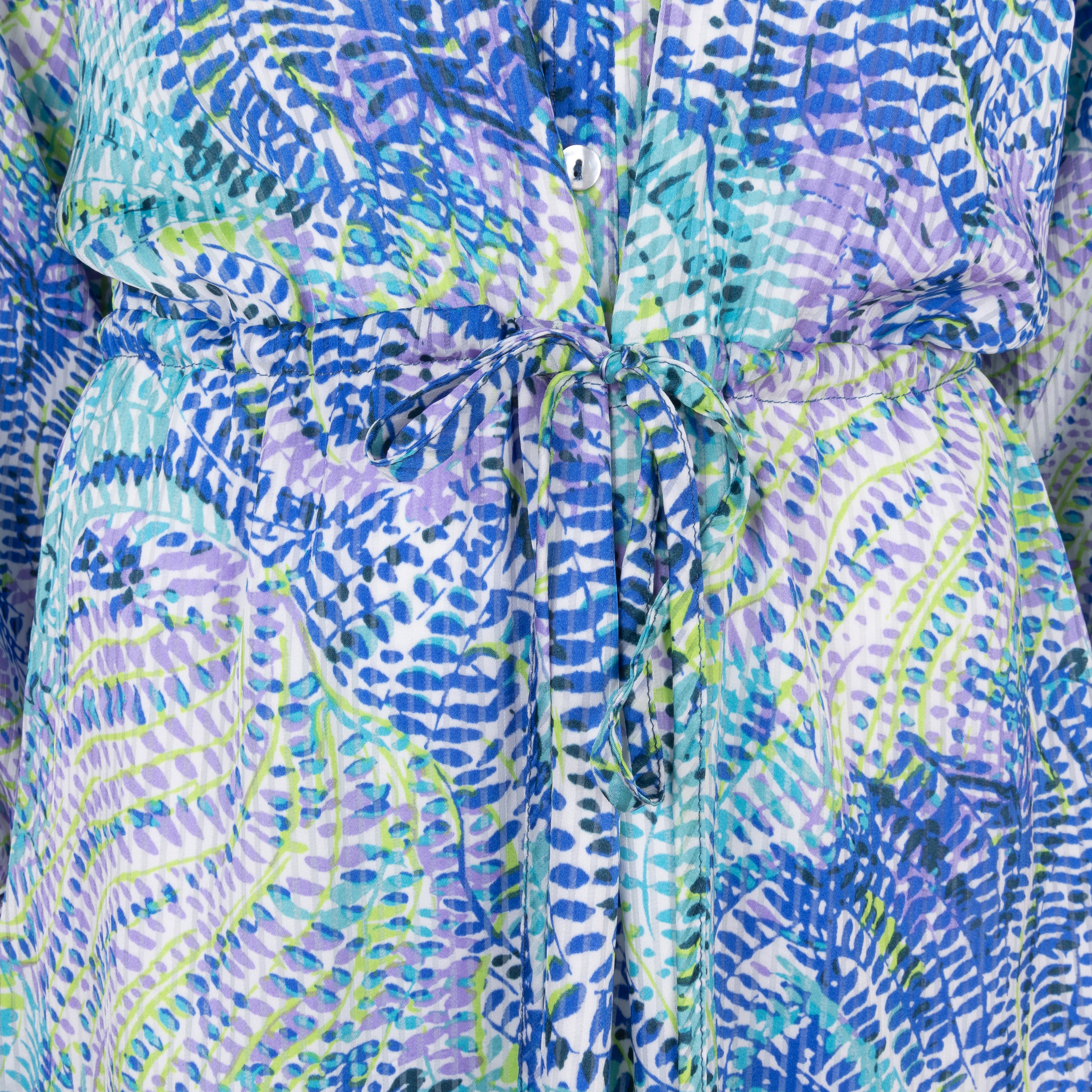 ESQUALO Dress Bayside Print 15010 Pool Blue