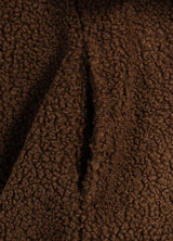 COSTER COPENHAGEN JAMIE Fleece Vest Chocolate Brown