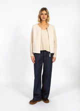 COSTER COPENHAGEN JAMIE Fleece Vest Off White