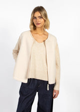 COSTER COPENHAGEN JAMIE Fleece Vest Off White