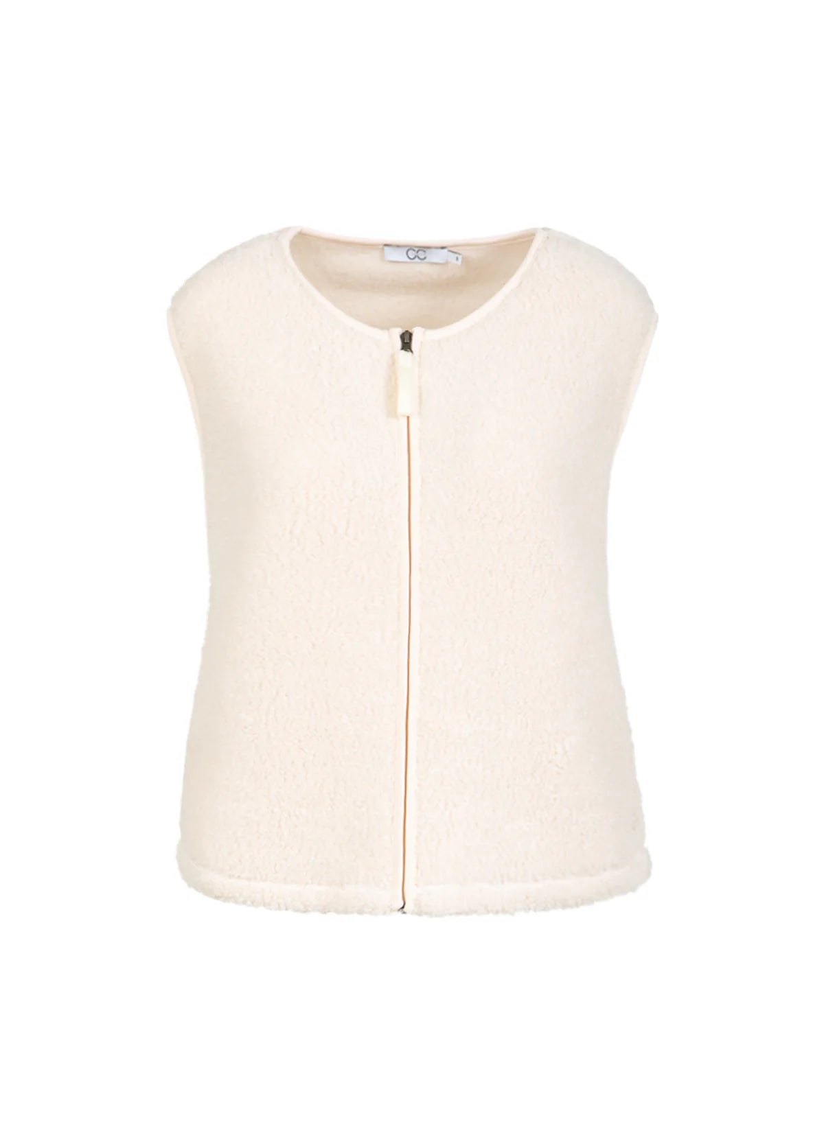 COSTER COPENHAGEN JAMIE Fleece Vest Off White