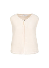 COSTER COPENHAGEN JAMIE Fleece Vest Off White