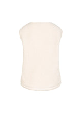 COSTER COPENHAGEN JAMIE Fleece Vest Off White
