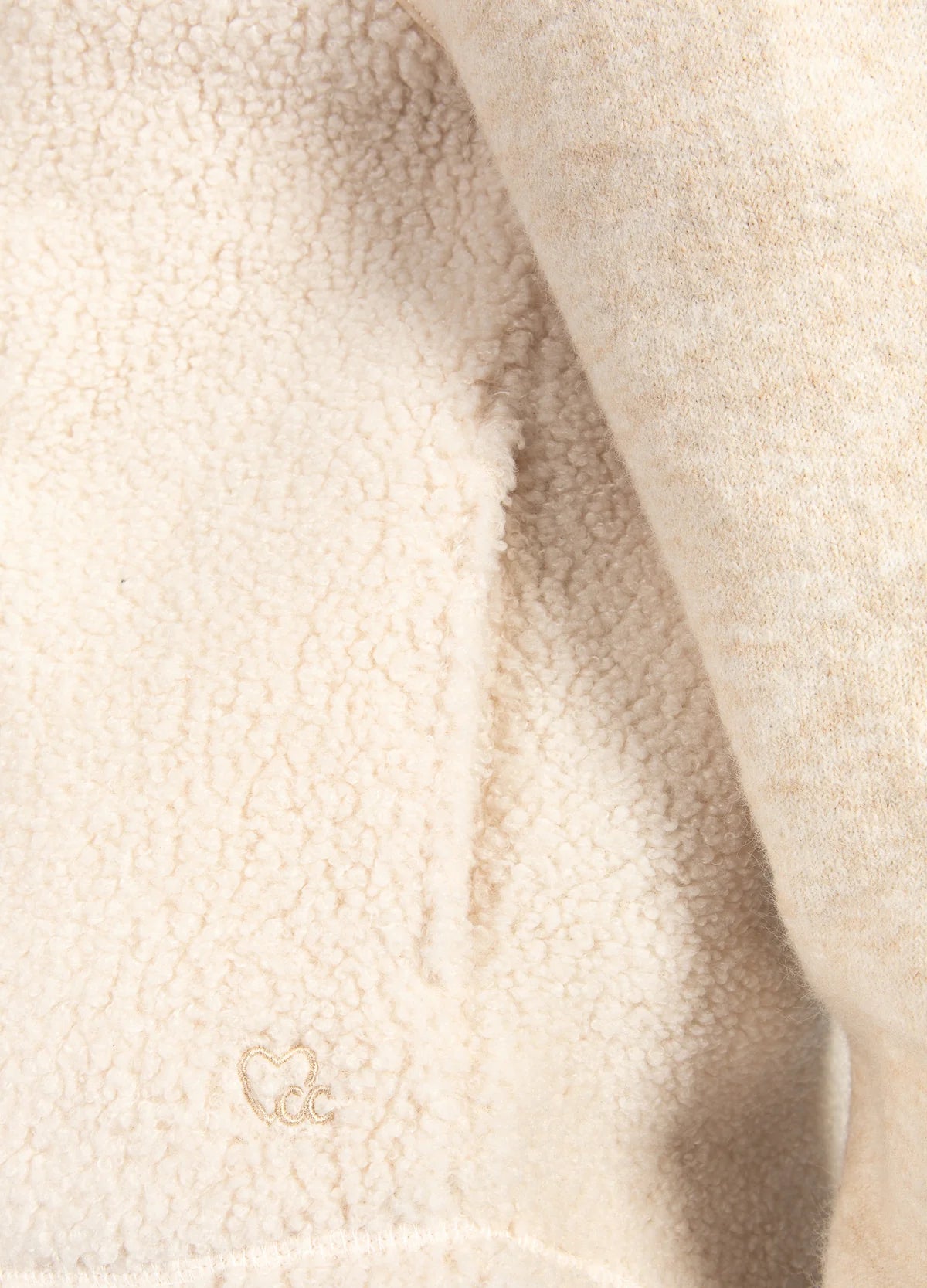 COSTER COPENHAGEN JAMIE Fleece Vest Off White