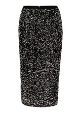 COSTER COPENHAGEN SEQUINS SKIRT  Black / Silver (Copy)