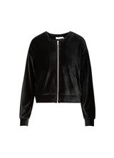 COSTER COPENHAGEN Velvet Zipper Puffer Black