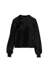 COSTER COPENHAGEN Sweat with Scuba Rose Pastel Black