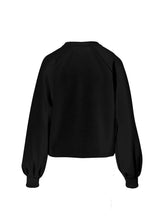 COSTER COPENHAGEN Sweat with Scuba Rose Pastel Black
