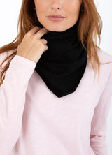 COSTER COPENHAGEN Soft Cashmere Triangle Scarf Black