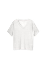 KYRA Esther Short Sleeve Pullover White Cloud